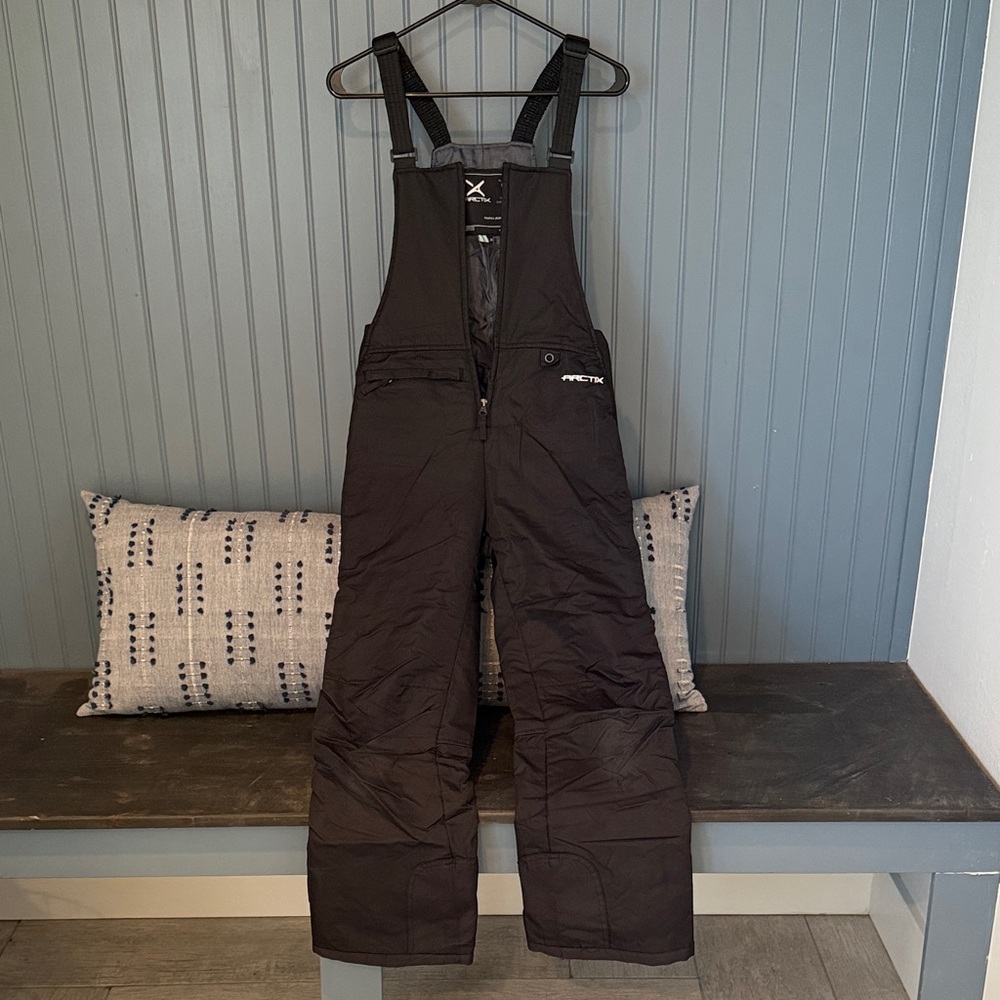 Arctix Kids Black Insulated Overalls